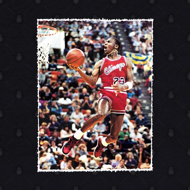 Michael Jordan Vintage by ReaggleBlack